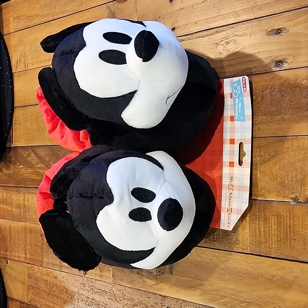 Disney Retro 100 Men's Mickey Mouse Slippers